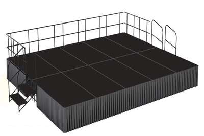 16' x 20' Poly Finished Dual Height Executive Stage Kit