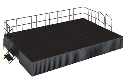 16' x 24' Poly Finished Dual Height Executive Stage Kit