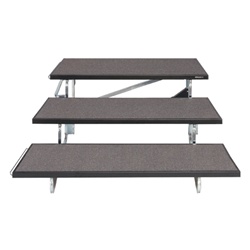Tapered Standing Choral Riser (Carpet Finish. Available in 3 height choices)