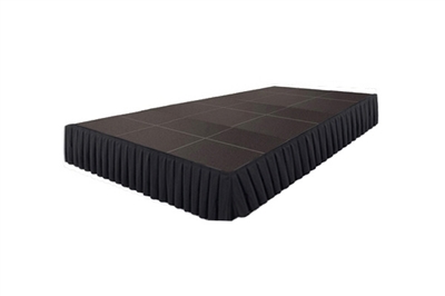 288 SQ. FT STAGE SYSTEM W/ SKIRTING  - 12 FT X 24 FT X 16"