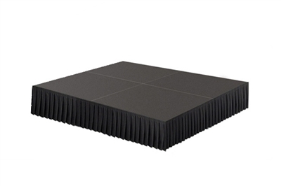 64 SQ. FT STAGE SYSTEM W/ SKIRTING - 8 FT X 8 FT X 16"