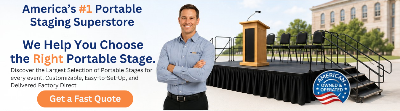 America's #1 Portable Staging Superstore