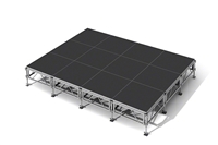 192 Square Foot All-Terrain Stage Kit (12 Ft X 16 Ft) Height Adjustable To 24" To 32", 40" And 48" High