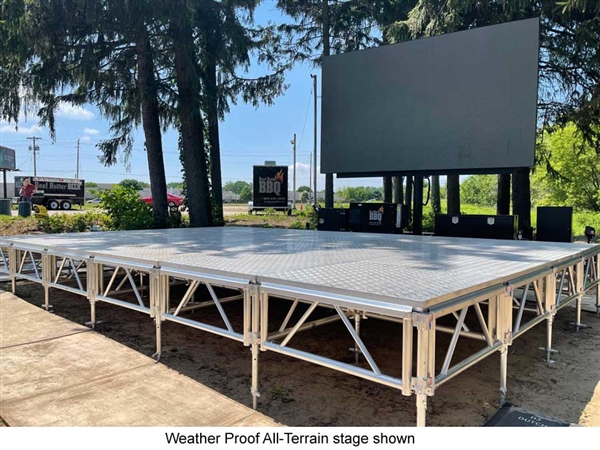 96 Square Foot All-Terrain Stage Kit (12 Ft X 8 Ft) Height