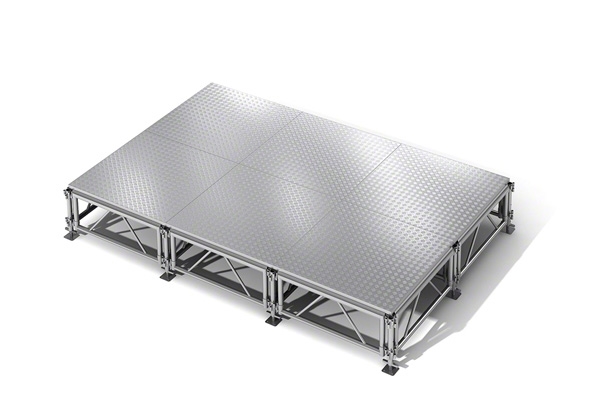 96 sq ft All-Terrain Weatherproof Stage Kit (12'x8') | The Stage Depot