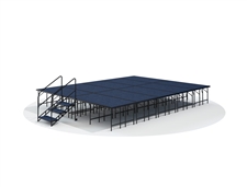 Blue Carpet Finished Economy Executive Stage Kits
