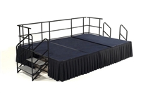 12' x 8' Carpet Finished Dual Height Executive Stage Kit