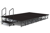 12' x 8' Poly Finished Dual Height Economy Executive Stage Kit