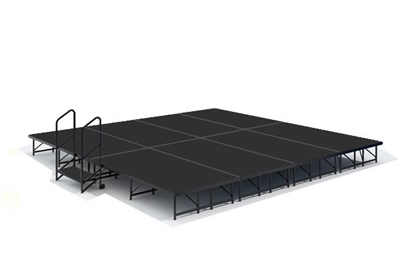 16' x 16' Poly Finished Dual Height Economy Executive Stage Kit