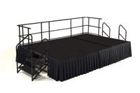 12' x 8' Poly Finished Executive Portable Portable Stage Kit