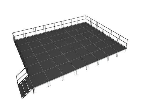 24' x 32' Ez-Lock Height Adjustable Portable Stage Kit