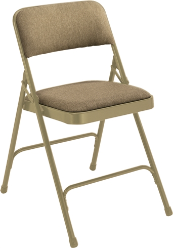 Premium Padded Fabric-Seat Executive Folding Chairs