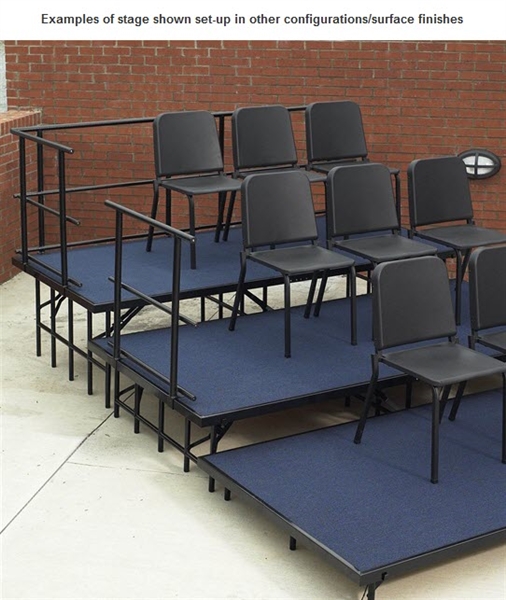 12' x 16' Economy Executive Portable Stage Kit | The Stage Depot