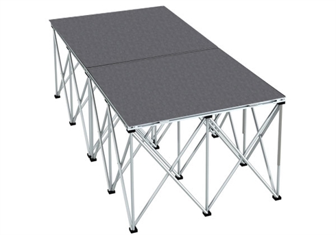 Camera L Riser Platform Double 4'x4' Duraflex Camera Platform with 24
