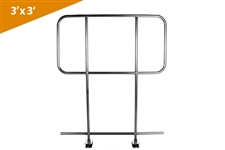 Guard Rails For 3' X 3' Platform (2 Pcs Per Master Pack. Mounting Hardware Included)