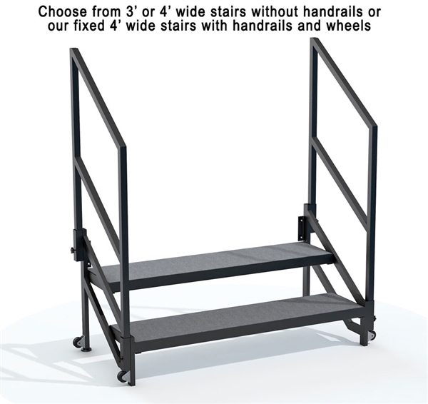 64 Sq. Ft Stage System - 8' x 8' x 24