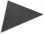 4' Carpeted Triangle Platform