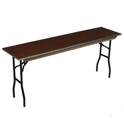 Midwest Folding 18"x60" Standard Seminar Folding Table, Plywood Surface