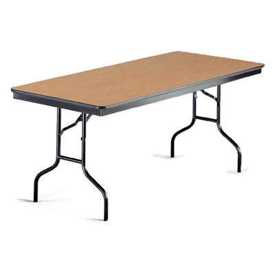 Midwest Folding 30"x72" Rectangular Folding Table, Laminate Surface