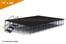 16' x 20' - 32" Single Height Stage Kit ( Poly Finish )