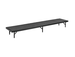 Single Height Straight Riser with Carpet Finish 18"Wx96"L