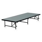 Mobile Folding 8' X 3' Stage Section (In Polypropylene Finish)