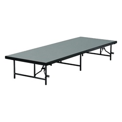 Mobile Folding 8' x 4' stage section (in polypropylene Finish)