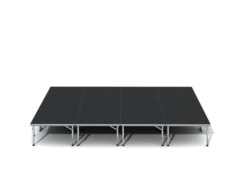 ProFlex Feather Lite Stage -12 Feet X 16 Feet Adjustable Height Stage - 192 Square Feet