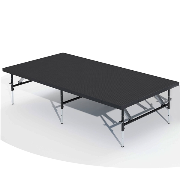 ほぼ新品 Hello Image - The Staging of Things 4' x 8' Dual Height Staging 101 Kit by Intellistage | The Stage Depot
