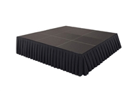 144 SQ. FT STAGE SYSTEM W/ SKIRTING - 12 FT X 12 FT X 16"