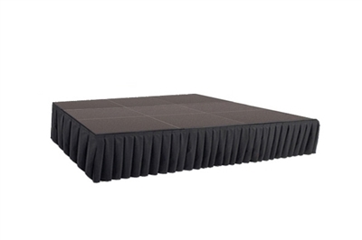 144 SQ. FT STAGE SYSTEM W/ SKIRTING - 12 FT X 12 FT X 24"