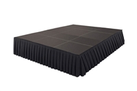 192 SQ. FT STAGE SYSTEM W/ SKIRTING  - 12 FT X 16 FT X 16"