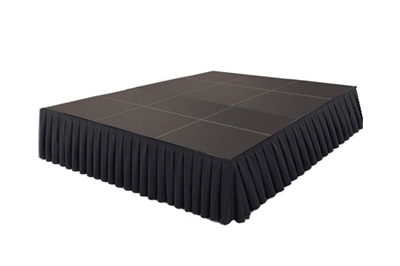 192 SQ. FT STAGE SYSTEM W/ SKIRTING  - 12 FT X 16 FT X 16"