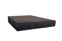 192 SQ. FT STAGE SYSTEM W/ SKIRTING  - 12 FT X 16 FT X 24"