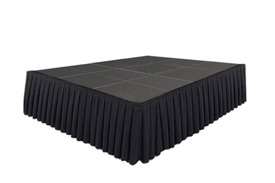 192 SQ. FT STAGE SYSTEM W/ SKIRTING  - 12 FT X 16 FT X 32"