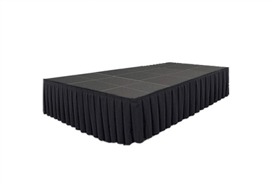 240 SQ. FT STAGE SYSTEM W/ SKIRTING - 12 FT X 20FT X 32"