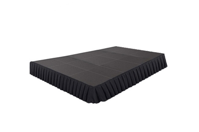 240 SQ. FT STAGE SYSTEM W/ SKIRTING - 12 FT X 20 FT X 8"