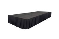 288 SQ. FT STAGE SYSTEM W/ SKIRTING - 12 FT X 24 FT X 32"