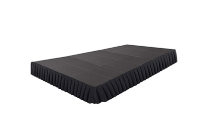 288 SQ. FT STAGE SYSTEM W/ SKIRTING - 12 FT X 24 FT X 8"