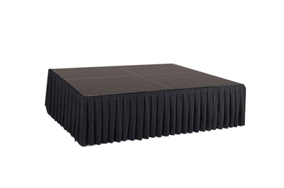 64 SQ. FT STAGE SYSTEM W/ SKIRTING - 8 FT X 8 FT X 24"