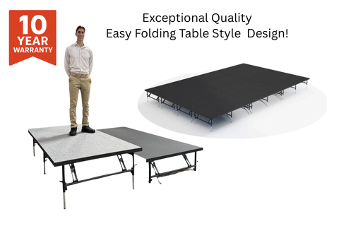 Dual Height Premier Staging 101 Stages by Intellistage